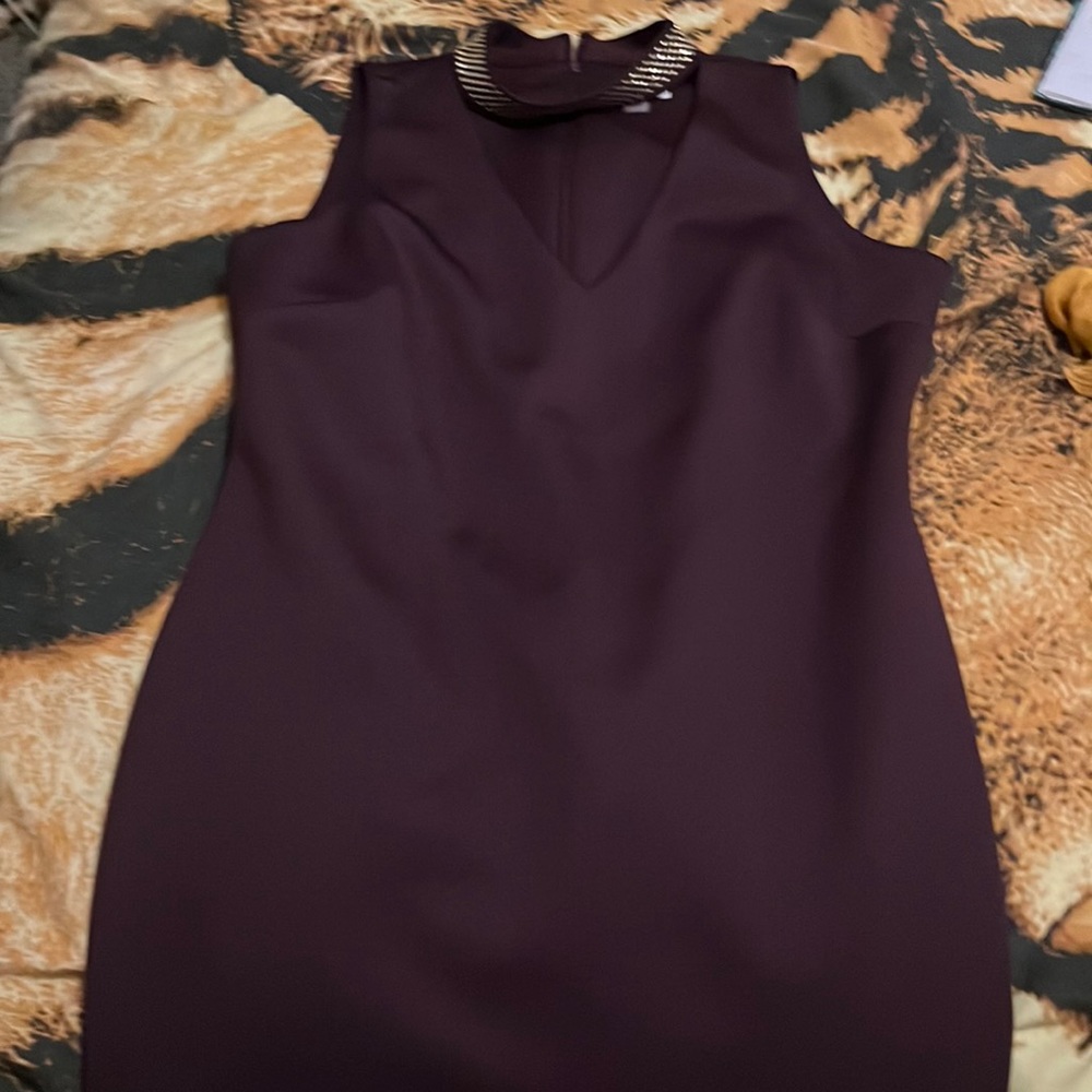 Brand Calvin Klein, size 14, color Grape wine color